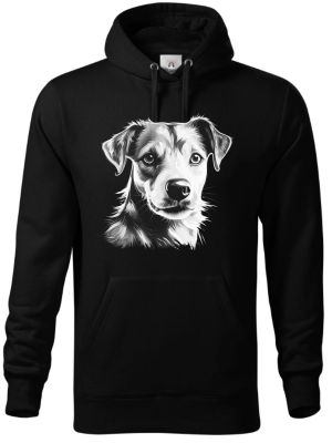 Jack-russell teriér, bílý tisk