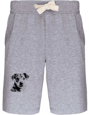 Jack-russell teriér, černý tisk