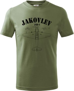 JAKOVLEV JAK3, černý tisk