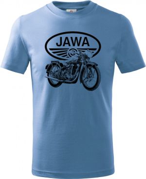 JAWA 350 OHV, V9, černý tisk