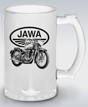JAWA 350 OHV, V9, černý tisk