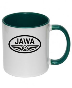 JAWA logo - bílé