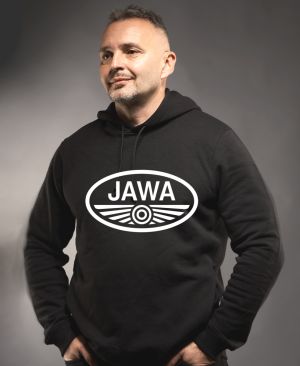 JAWA logo - bílé