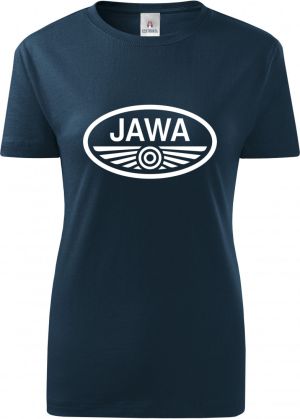 JAWA logo - bílé