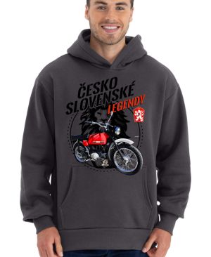 Jawa Mustang - červený - ČESKOSLOVENSKÉ LEGENDY V10