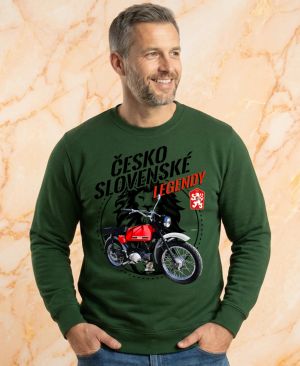 Jawa Mustang - červený - ČESKOSLOVENSKÉ LEGENDY V10