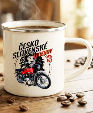 Jawa Mustang - červený - ČESKOSLOVENSKÉ LEGENDY V10