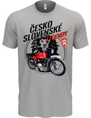 Jawa Mustang - červený - ČESKOSLOVENSKÉ LEGENDY V10
