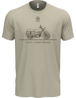 Jawa Mustang - LEGENDA,  z úcty k našim předkům. Minimalistic