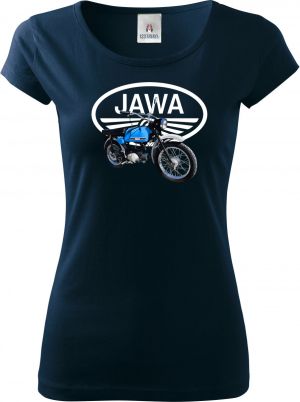 Jawa Mustang - modrý - logo V1