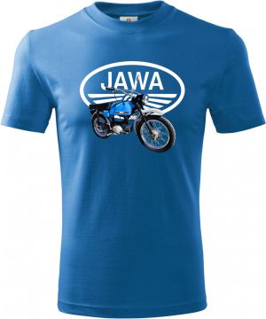 Jawa Mustang - modrý - logo V1