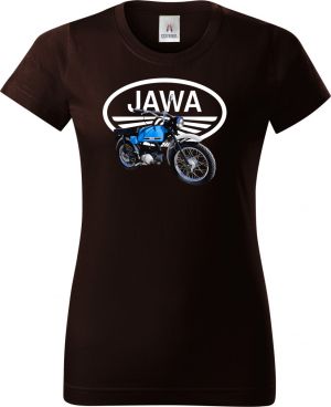 Jawa Mustang - modrý - logo V1