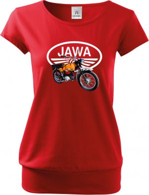 Jawa Mustang - oranžový - logo V5