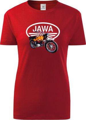 Jawa Mustang - oranžový - logo V5