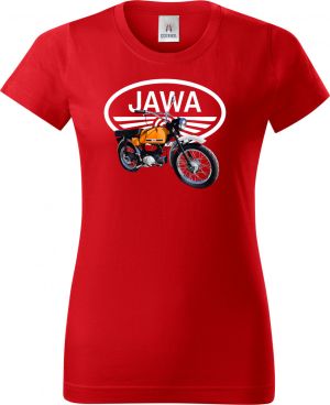 Jawa Mustang - oranžový - logo V5