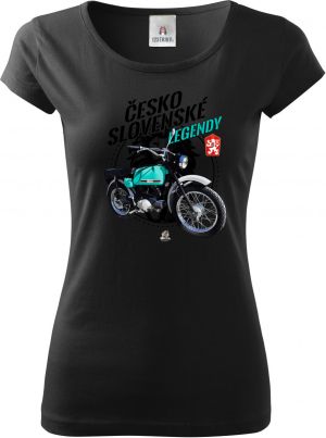 Jawa Mustang - zelenomodrý - ČESKOSLOVENSKÉ LEGENDY V9