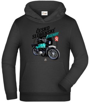 Jawa Mustang - zelenomodrý - ČESKOSLOVENSKÉ LEGENDY V9