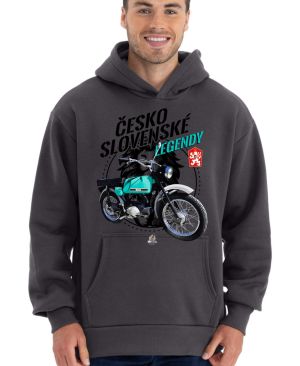 Jawa Mustang - zelenomodrý - ČESKOSLOVENSKÉ LEGENDY V9