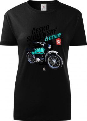 Jawa Mustang - zelenomodrý - ČESKOSLOVENSKÉ LEGENDY V9
