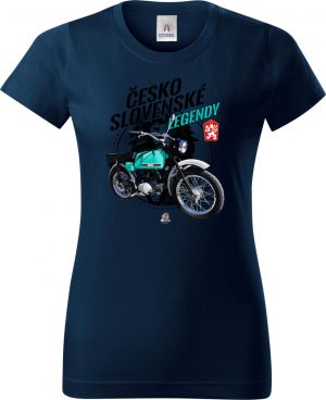Jawa Mustang - zelenomodrý - ČESKOSLOVENSKÉ LEGENDY V9