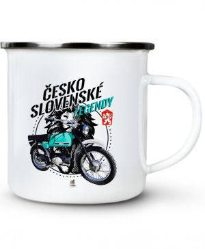 Jawa Mustang - zelenomodrý - ČESKOSLOVENSKÉ LEGENDY V9