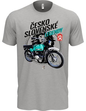 Jawa Mustang - zelenomodrý - ČESKOSLOVENSKÉ LEGENDY V9