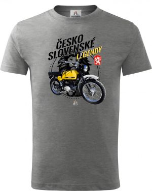 Jawa Mustang - žlutý - ČESKOSLOVENSKÉ LEGENDY V8