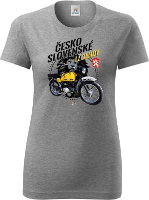 Jawa Mustang - žlutý - ČESKOSLOVENSKÉ LEGENDY V8