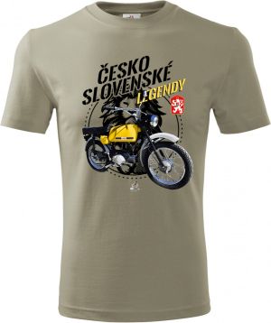 Jawa Mustang - žlutý - ČESKOSLOVENSKÉ LEGENDY V8