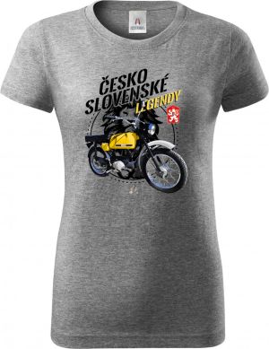 Jawa Mustang - žlutý - ČESKOSLOVENSKÉ LEGENDY V8