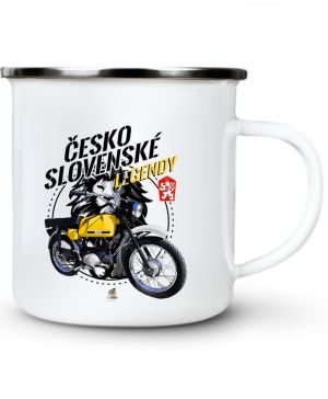 Jawa Mustang - žlutý - ČESKOSLOVENSKÉ LEGENDY V8