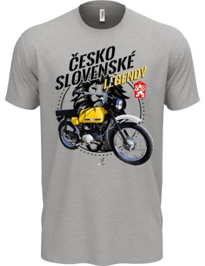 Jawa Mustang - žlutý - ČESKOSLOVENSKÉ LEGENDY V8