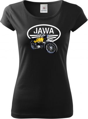 Jawa Mustang - žlutý - logo V2