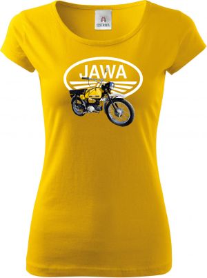 Jawa Mustang - žlutý - logo V2