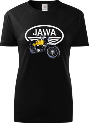 Jawa Mustang - žlutý - logo V2