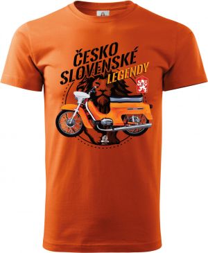 Jawa Pionýr - oranžový - ČESKOSLOVENSKÉ LEGENDY, V29
