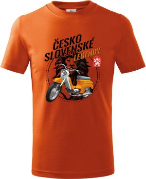 Jawa Pionýr - oranžový - ČESKOSLOVENSKÉ LEGENDY, V35