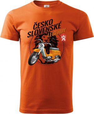 Jawa Pionýr - oranžový - ČESKOSLOVENSKÉ LEGENDY, V35