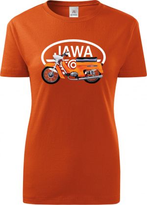Jawa Pionýr - oranžový - logo V24