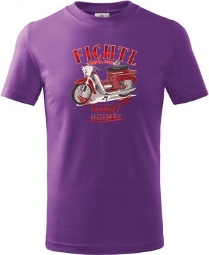 Jawa Pionýr - vínový - FICHTL NIKDY NEZEMŘE, V40