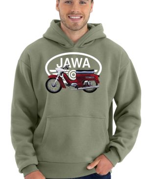 Jawa Pionýr - vínový - logo, V33