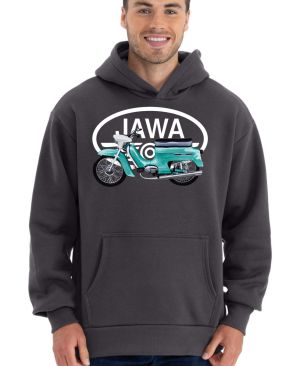 Jawa Pionýr - zelenomodrý - logo V22