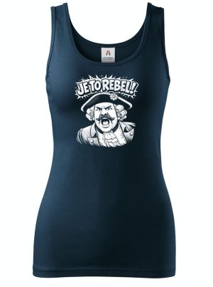 Je to rebel, bílý tisk