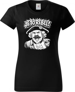 Je to rebel, bílý tisk