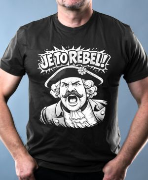 Je to rebel, bílý tisk