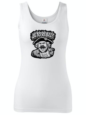 Je to rebel, černý tisk