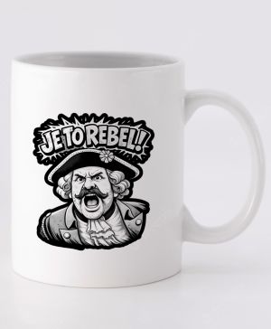 Je to rebel, černý tisk