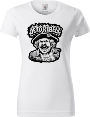 Je to rebel, černý tisk