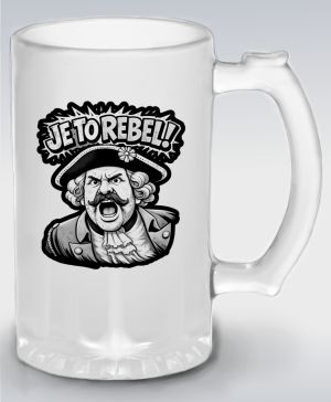 Je to rebel, černý tisk