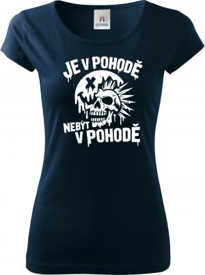 Je v pohodě nebýt v pohodě, bílý potisk